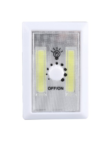 LAMPARA DE NOCHE INTERRUPTOR 2XCOB 3W 250LM LUZ...