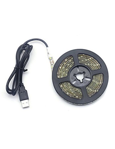 TIRA DE LED AZUL CON USB 2M 60LED [A2835USB2MB]