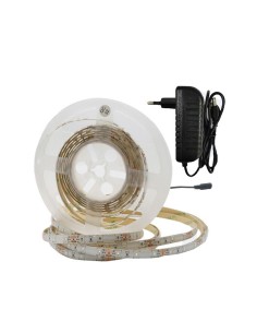 TIRA DE LED SMD LUZ VERDE 5MTS 4W/m CORTABLE 5CM IP44...