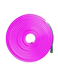 TIRA DE LUZ LED DE NEON 5M 120LED 12V LUZ ROSA...