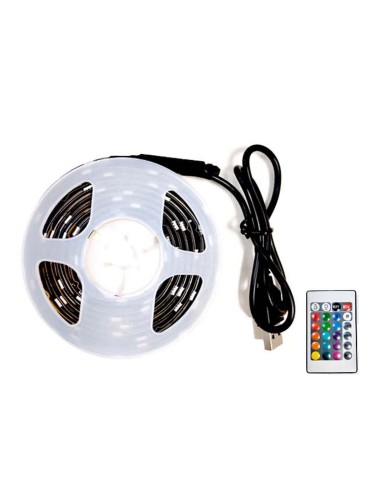 TIRA DE LED NEGRO USB 3IN1 RGB 2MTS 60LED...