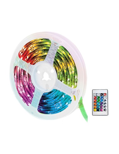 TIRA DE LED NEGRO USB 3IN1 RGB 3MTS 90LED...