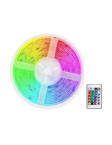 TIRA DE LED 3IN1 RGB 24W 5MTS 150LED...