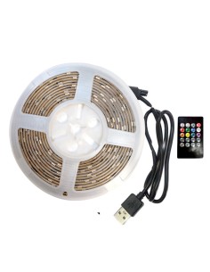 TIRA DE LED USB 3IN1 RGB 5MTS 150LED CONTROL SONIDO...