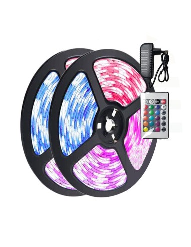 TIRA DE LED CONTRO WIFI INTELIGENTE 2X5M RGB...