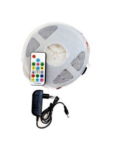TIRA DE LED 5MTS 150LED RGB DREAMCOLOR CON FUNDA MANDO...