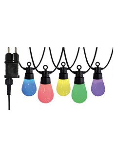 GUIRNALDA LED RGBW 9MODOS 10XS14 BOMB BLANCO 6.5MTS...