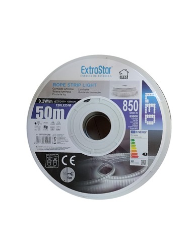 TIRA DE LED SMD 220V LUZ BLANCO 50M CORTABLE 1M...