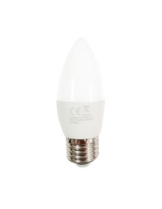 BOMBILLA LED C37 7W E27 670LM 3000K LUZ CALIDA [AC377AW]