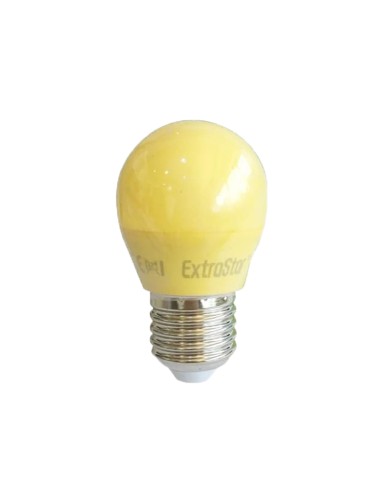 BOMBILLA BOLA LED G45  E27/3.5W AMARILLO CJ144...