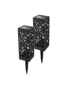 LAMPARA DE JARDIN SOLAR PACK2 0.01W 1.9LM 3000K LUZ...