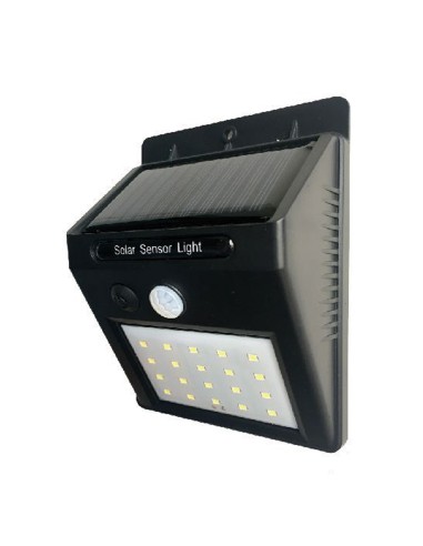 LUZ LED SOLAR CON SENSOR 3W 230LM 6500K LUZ...
