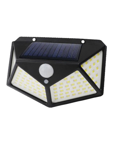 LAMPARA DE PARED SOLAR CON SENSOR 100X283SMD 3W...