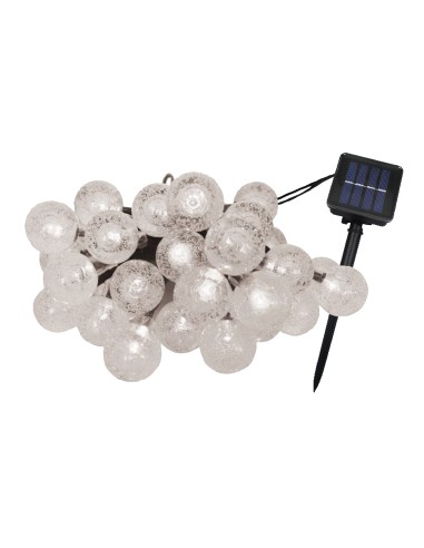 GUIRNALDA SOLAR 30XBOMBILLAS BURBUJA 10MTS...