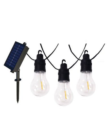GUIRNALDA SOLAR 10XA19 BOMBILLAS LED 2.3W  35LM...