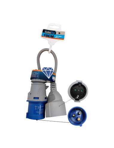 BASE ENCHUFE INDUSTRIAL 16A 230V 2P+E 6H CON...