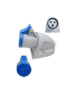 ENCHUFE INDUSTRIAL 16A 3P+E 6H 380-415V IP44 [309LM.113]