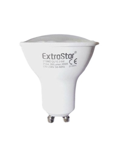 BOMBILLA LED GU10 21SMD 2835 3.3W LUZ CALIDA CJ144 [19163]