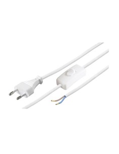 CABLE C/INTERRUPTOR 1.5M BLANCO 2X0.75MM2 BL CJ144 [9GH001KW]
