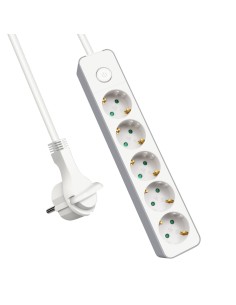 ALARGADOR 5 BASE C/INTER 3G1.0MM2 1.5MTS ENCHUFE PLANO [9SLGE805K]