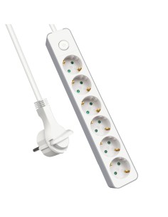 ALARGADOR 6 BASE C/INTER 3G1.5MM2 3MTS ENCHUFE PLANO [9SLGE806K3M]