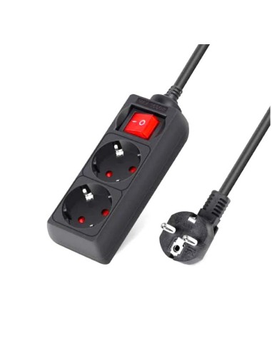 ALARGADOR 2 BASE C/INTER 3G1.0MM2 1.5MTS NEGRO [9SLGE105B]