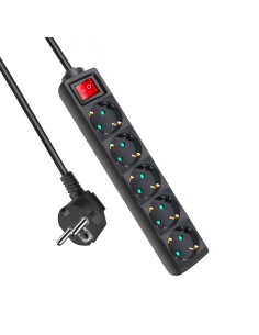 ALARGADOR 5 BASE C/INTER 3G1.0MM 1.5MTS NEGRO CJ40 [9KFB05KAB]