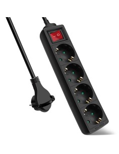 ALARGADOR 4 BASES CON INT. 3M NEGRO [9KFB04KAPL3MB]