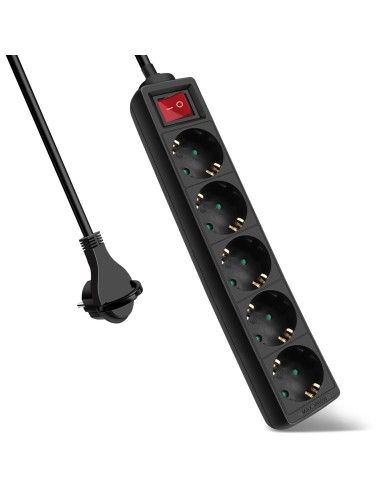 ALARGADOR 5 BASES CON INT. 3M NEGRO [9KFB05KAPL3MB]