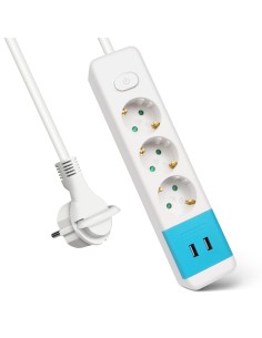 ALARGADOR 3 BASE 1.5M CON USB CON INTERRUPTOR [9SLGE703UP]