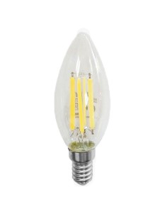 BOMBILLA LED C35 CRISTAL FILAMENTO TRANSLUCIDO E14 6W 750LM 3000K LUZ CALIDA [AC35E14AW]