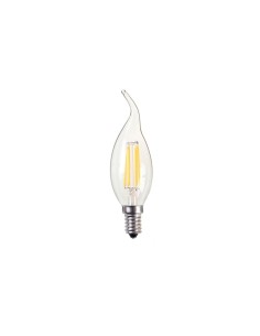 BOMBILLA LED F37CRISTAL FILAMENTO TRANSLUCIDO E14 6W 750LM 2700KLUZ CALIDA [AF37AW]