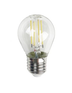 BOMBILLA LED G45 CRISTAL FILAMENTO TRANSLUCIDO E27 4W 470LM 2700K LUZ CALIDA [AG45E27WW]