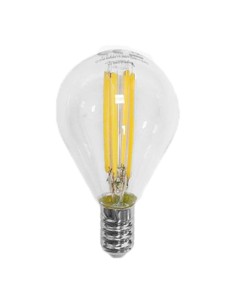 BOMBILLA LED G45 CRISTAL FILAMENTO TRANSLUCIDO E14 6W 750LM 3000K LUZ CALIDA [AG45E14AW]