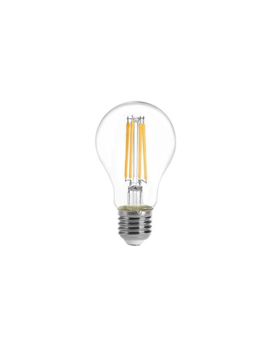 BOMBILLA LED A60 CRISTAL FILAMENTO TRANSLUCIDO E27 8W 950LM 3000K LUZ CALIDA [A60FW]