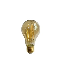 BOMBILLA LED ADORNO A60 CRISTAL AMARILLO FILAMENTO E27 6W 540LM 2700K LUZ CALIDA [A60F6WP]