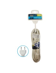 CABLE EXTENSIBLE BASE PLANA 2MTS 10A 2X1.0MM2 MAX.2300W [9KFCY022MF]