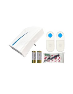 TIMBRE LED INALAMBRICO CON ENCHUFE 2PCS [6WDHT510AC]