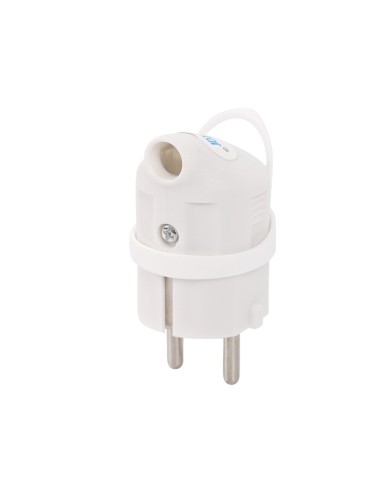 ENCHUFE REDONDO 16A/250~ BLANCO SALIDA LADO CJ192 [6KFGRC02W]