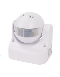 SENSOR AUTOMATICO DE PARED PIR 180o GIRATORIO [6YCA1009B]