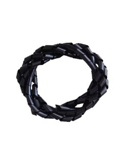 BANDA ENVOLVENTE ESPIRAL PE NEGRO 14MM 4MTS [6SWB14B]