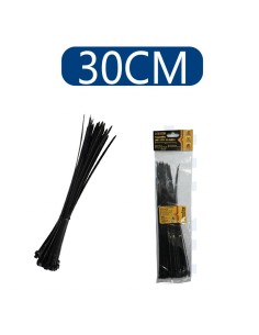 BRIDAS DE NAILON PA66 3.6X300 40PCS NEGRO [6HY3.6*300B]