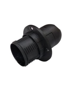 PORTALAMPARAS SEMIROSCADO TERMOPL E14 NEGRO CJ144 [6E1462SB]