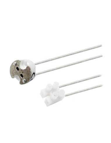 CASQUILLO CERAMICA MR16 12V CABLE 15CM CJ192 [6MR16]