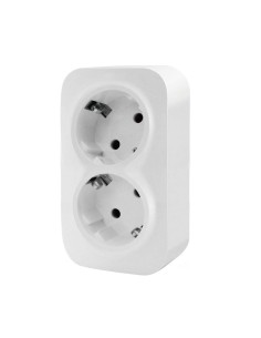 BASE DE ENCHUFE DE SUPERFICIE BLANCO DOBLE 16A 250V [6BLEMGC2]