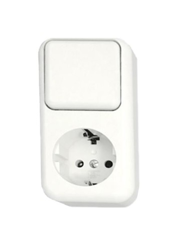 BASE ENCHUFE PARED C/INTERRUPTOR  CJ96 [6H3A110GVM]