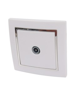 BASE TOMA DE ANTENA TV C/CROMADO MATE CJ120 [6H1H61TVM]