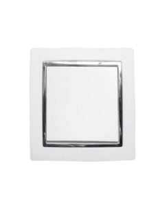 INTERRUPTOR  DOBLE CONTRO CROMADO EMPOTRAR BRILLO [6TL3606]