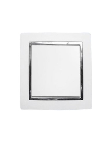 INTERRUPTOR  DOBLE CONTRO CROMADO EMPOTRAR BRILLO [6TL3606]