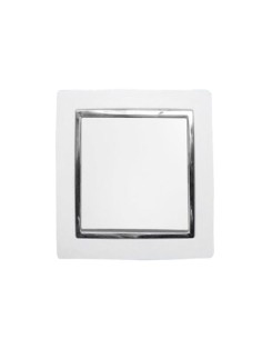 INTERRUPTOR  DOBLE CONTRO CROMADO EMPOTRAR MATE [6H1H120M]